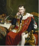 George Hayter Portrait of Charles Stuart, 1st Baron Stuart de Rothesay oil painting on canvas